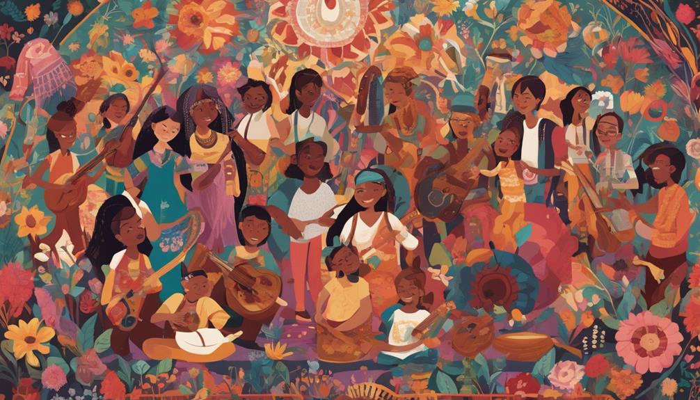 diverse cultures unite harmoniously