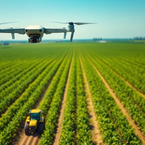 drones transforming farming logistics