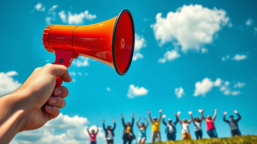 empowering audience action messages