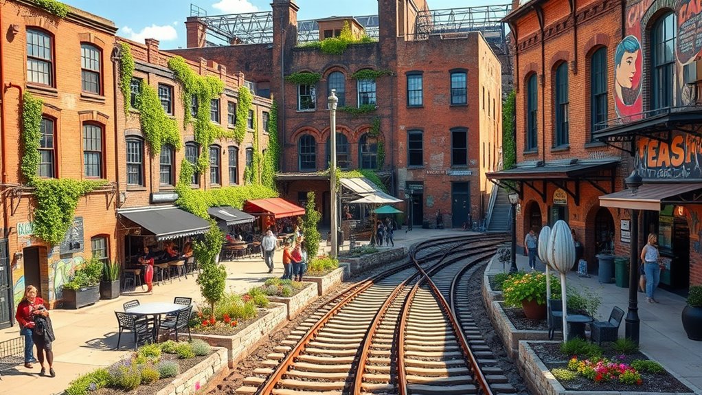 revitalize old industrial spaces