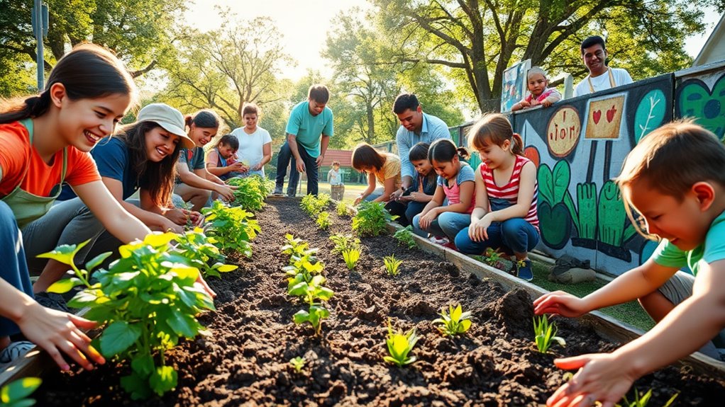 volunteers strengthen community bonds
